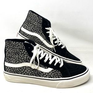 VANS Sk8-Hi Decon Sneakers Canvas Suede Black For Men Skate Shoes VN0A4BX64WM